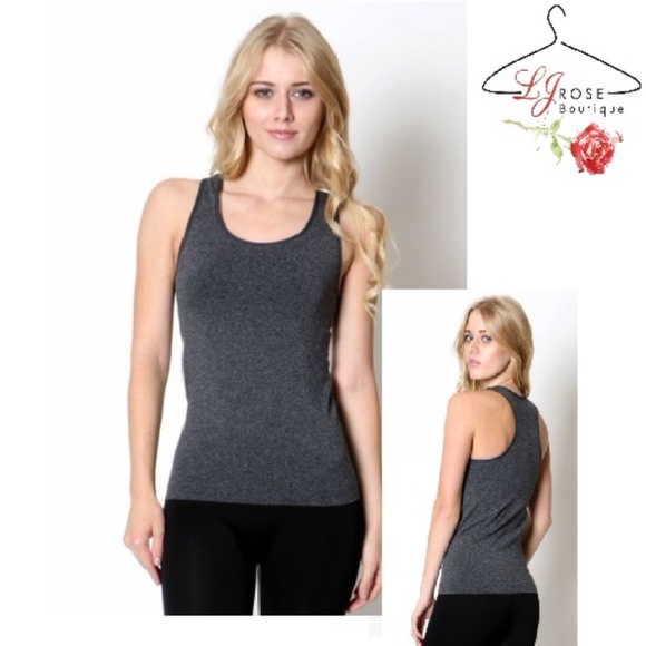 SEAMLESS RACERBACK TANK TOP - Picture 1 of 1